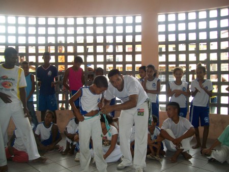 Tony Ramos da Bahia graduando um de seus aluno.